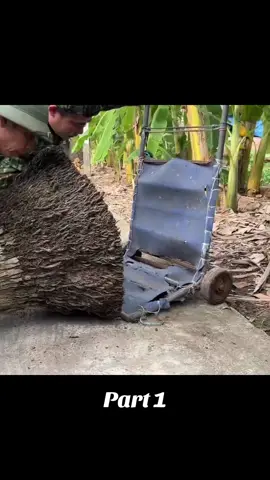 Part 1: Turning a Discarded Tree Stump into a Work of Art: A Unique Coffee Table Worth Thousands of Dollars. #woodworking #handmade #machine #amazing #foyou 
