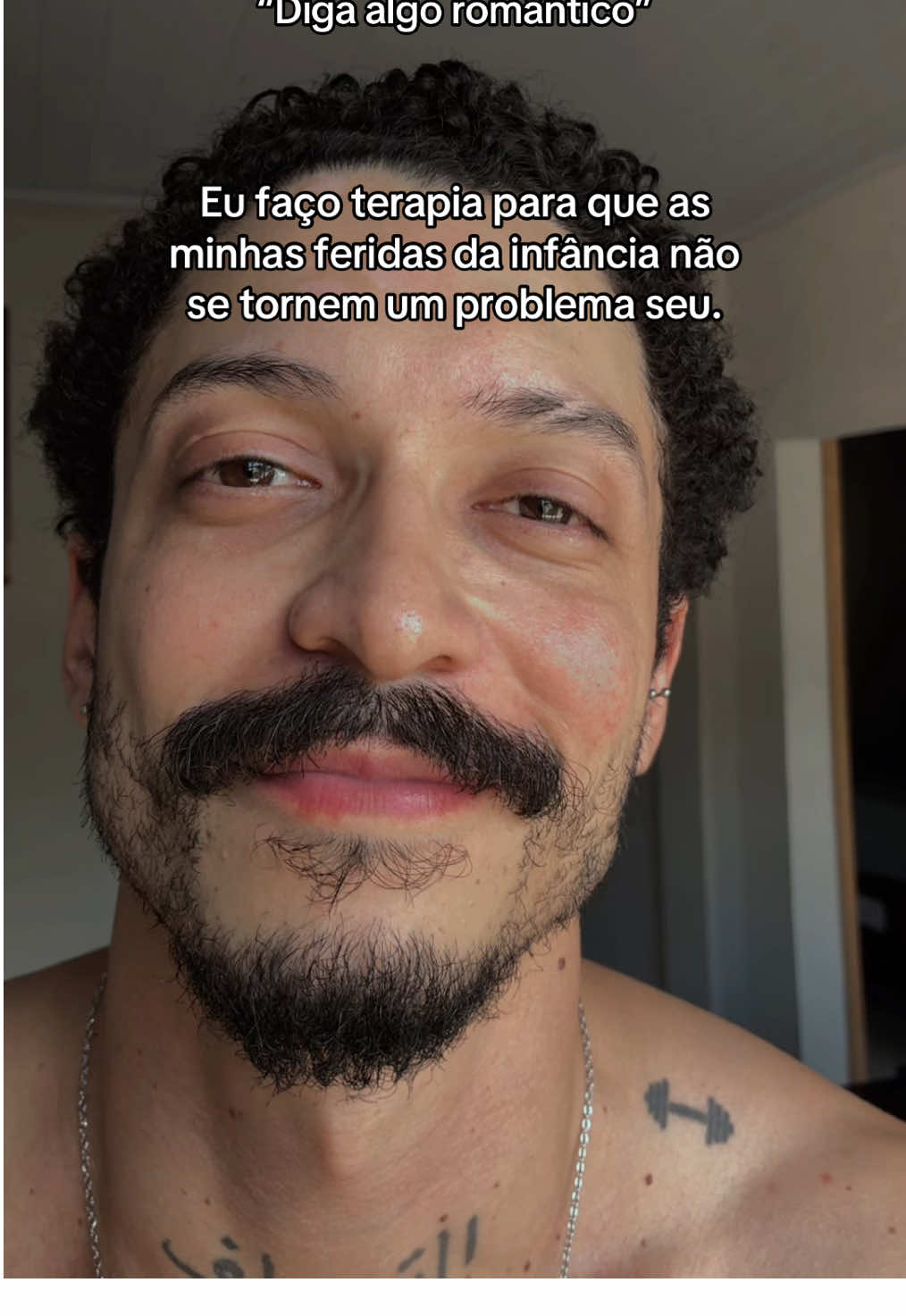 O amor também é buscar melhora, para que o outro não sofra as consequências das nossas feridas.