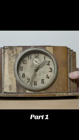 Part 1: RESTORATION OF a very OLD wooden CLOCK 