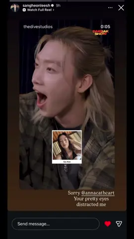 YOUR PRETTY WHATTTTT   How cute 😭 #sangheonlee #annacathcartedit #xokitty 