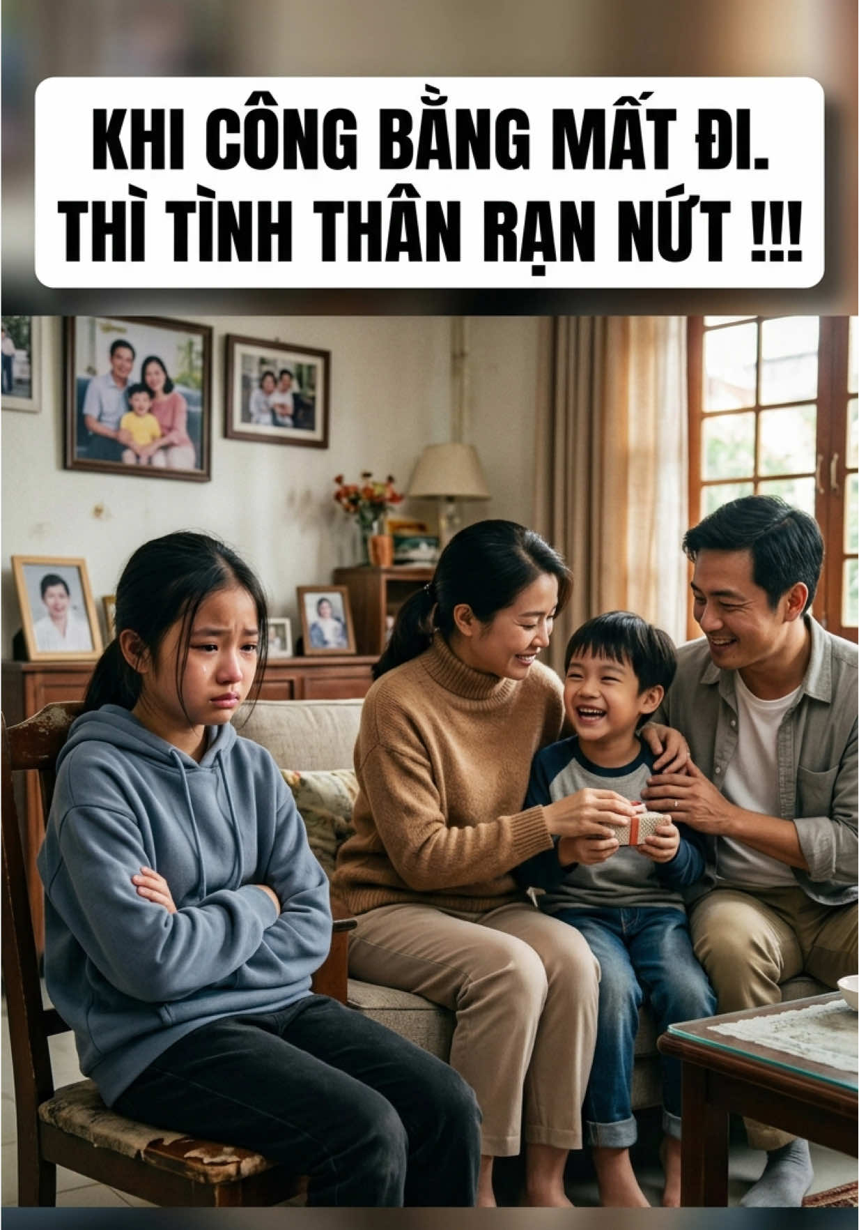 Khi Công Bằng Mất Đi. Thì Tình Thân Rạn Nứt !!! #chamethienviconcai #yeuthuongconkhongcanbang #chamekhongthuongcon #thienvi #phongthuynhansinh 
