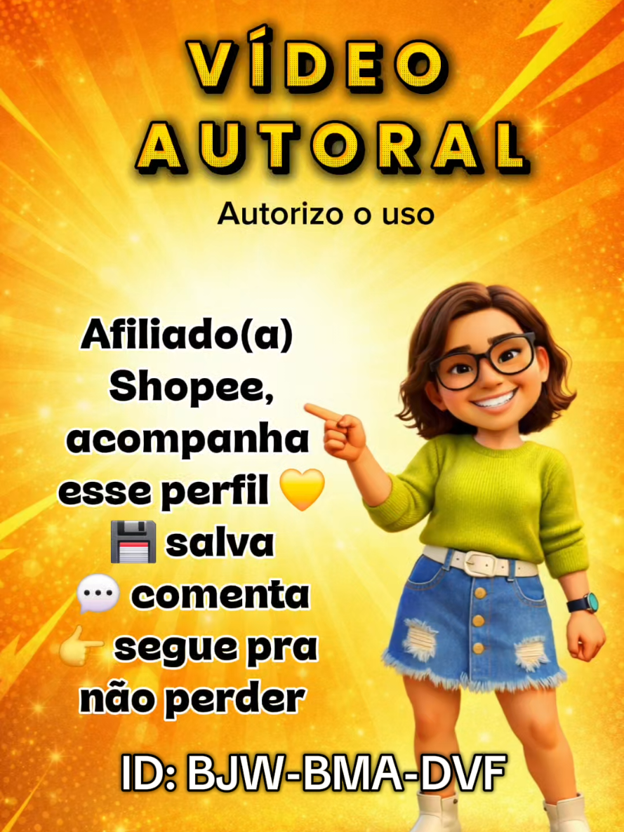 Mais um vídeo autoral disponível ✨ Afiliado Shopee, acompanha esse perfil 💛 💾 salva 💬 comenta 👉 segue pra não perder #afiliados #shopee #conteudoautoral 