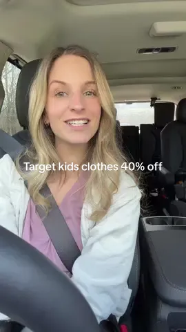 Thanks @Purelypruitts for the reminder! Target kid clothes are 40% off right now! #target #targetcircle #shoppinghaul 