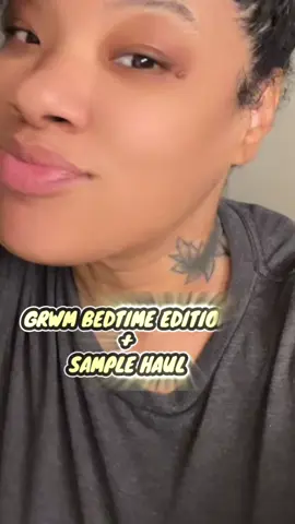 GRWM for bed but it’s really me trying all my samples out at once like I’m a Scientist 👩‍🔬 😅 #grwmbedtime #samplehaul #tiktokshop #fyp #viralfinds 