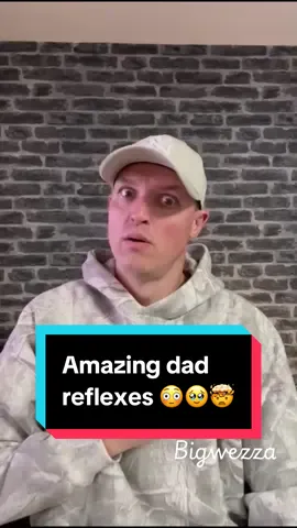 Amazing dad reflexes 😳😱🤯 omg that last clip was so close!!🫣 #fyp #foryoupage #xyzbca #dad #lucky 
