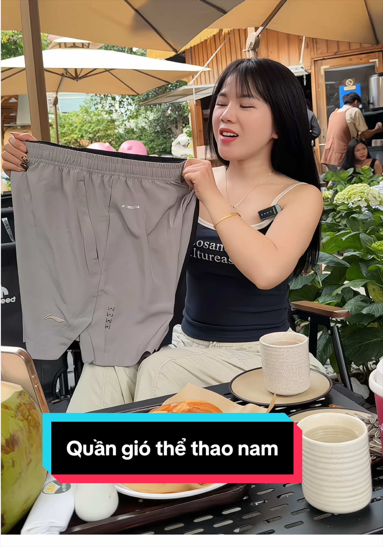 Quần gió thể thao, chất đẹp, form dáng chuẩn, e mời các a 🥰#xuhuong #xuhuongtiktok #thểthao #fyp #đồnam 