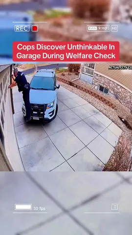 #creatorsearchinsights Cops Discover Unthinkable In Garage During Welfare Check #cops #bodycam 