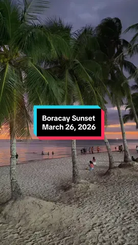 This could be your view every day🌅🏝️ 📍Station 3, Boracay Island| March 26, 2026   #sunset #beach #boracay