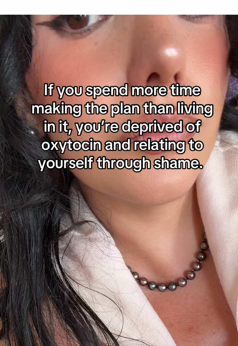 Planing and executing are two different things; it gives us dopamine to plan, but we need oxytocin to execute with consistency and without overwhelm or burn out. 