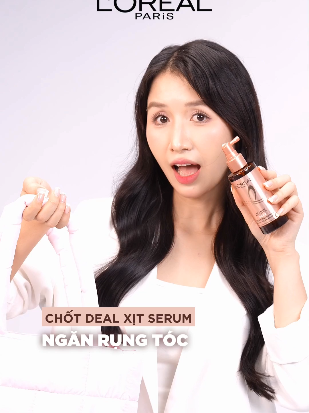 Xịt ngăn rụng tóc phù hợp cho cả nam và nữ. Thấm nhanh, không bết dính. 🚀 #lorealparis_vn #muataitiktokshop #contentbas #xitnganrungtoc #sale