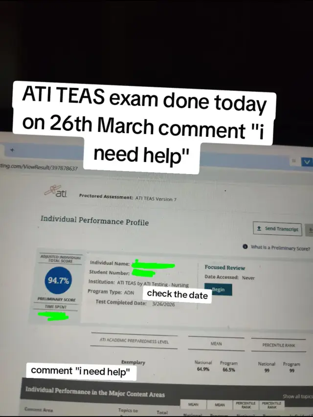 Why are you failing you ATI TEAS 7 exam just comment below i need help, i will help you pass with a good grade. #atiteas7 #teastest2026 