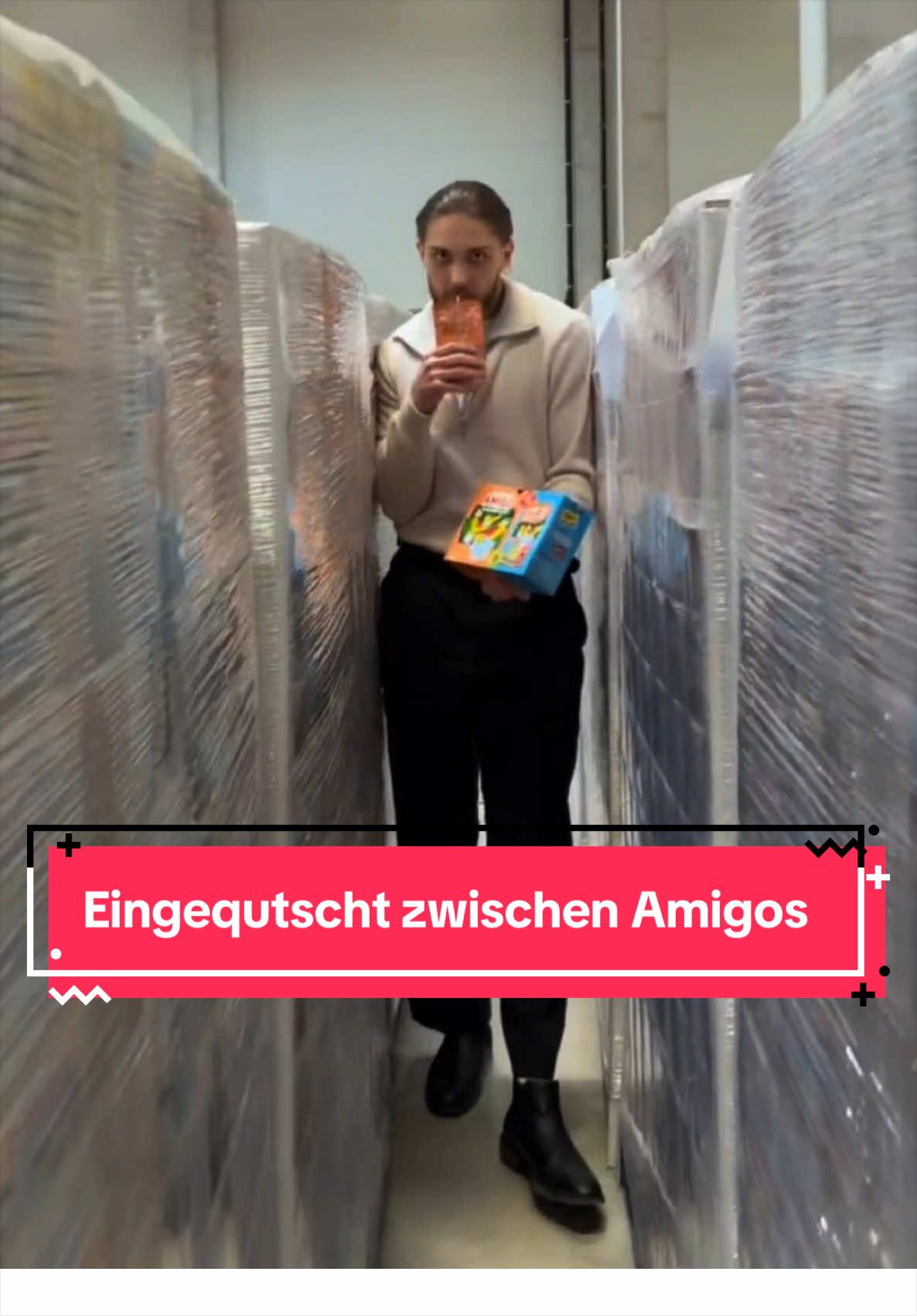Eingequetscht wegen Amigos😮 #amigo #b2b #edeka #rewe 