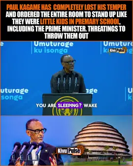 President Paul Kagame is once again making headlines after an intense moment where he reportedly lost his temper and ordered top officials including the Prime Minister to stand up during a meeting like schoolchildren.  This wasn’t just anger… it was a clear display of authority and control at the highest level of government. Many are now questioning the leadership style behind closed doors, as pressure continues to mount over performance and governance. ⚠️ When leadership turns into intimidation, it raises serious concerns about how power is being exercised. #kagame #rwandatiktok🇷🇼 #ugandatiktok🇺🇬 #kenyantiktok🇰🇪 #congolesetiktok 