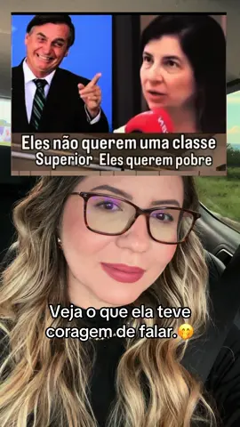 Vejam o que ela teve a coragem de falar. São poucos que tem…. #direitaconservadora #bolsonaro #direita #patriota #foracorrupção 