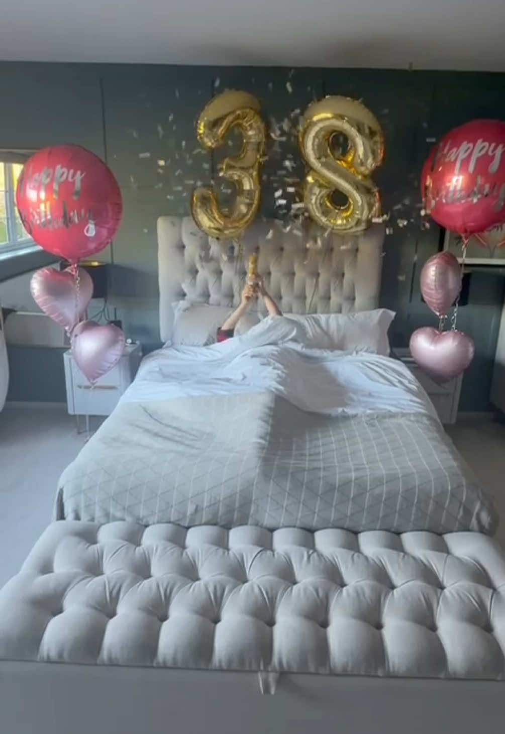 Woke up 38 today… straight into confetti mode 😂🎉 #fyp #birthdayvibes #birthday #trending #38years 