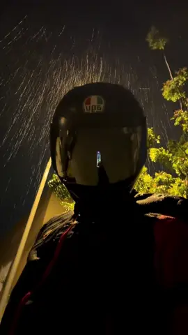 Nights like this>>>  Just me, my bike & rainy road 🌧️🏍️ . #bike #rain #motorcycle #agv #ducati 