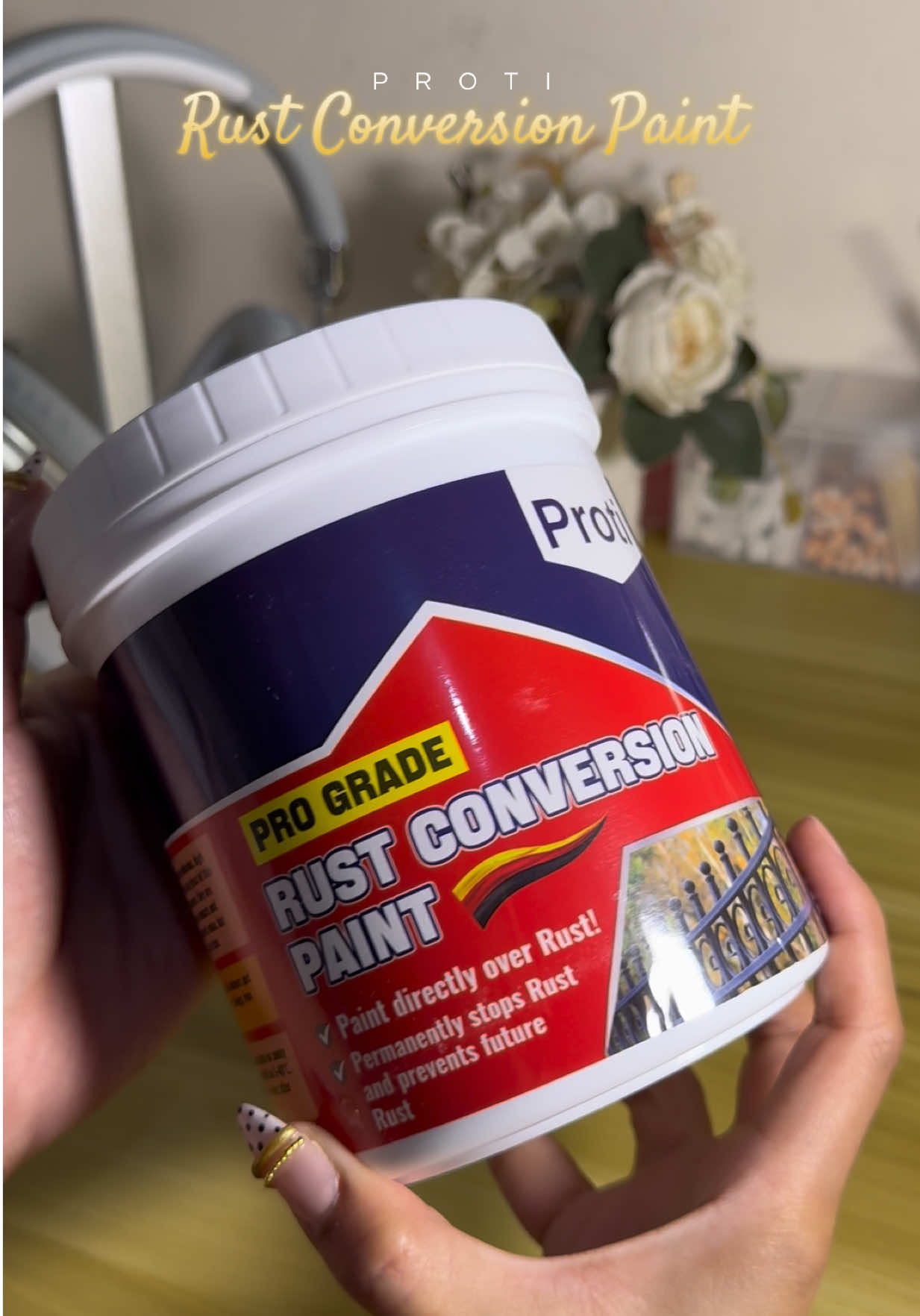 Rust Conversion Paint #paint #rustpaint #rust #proti #homehacks 