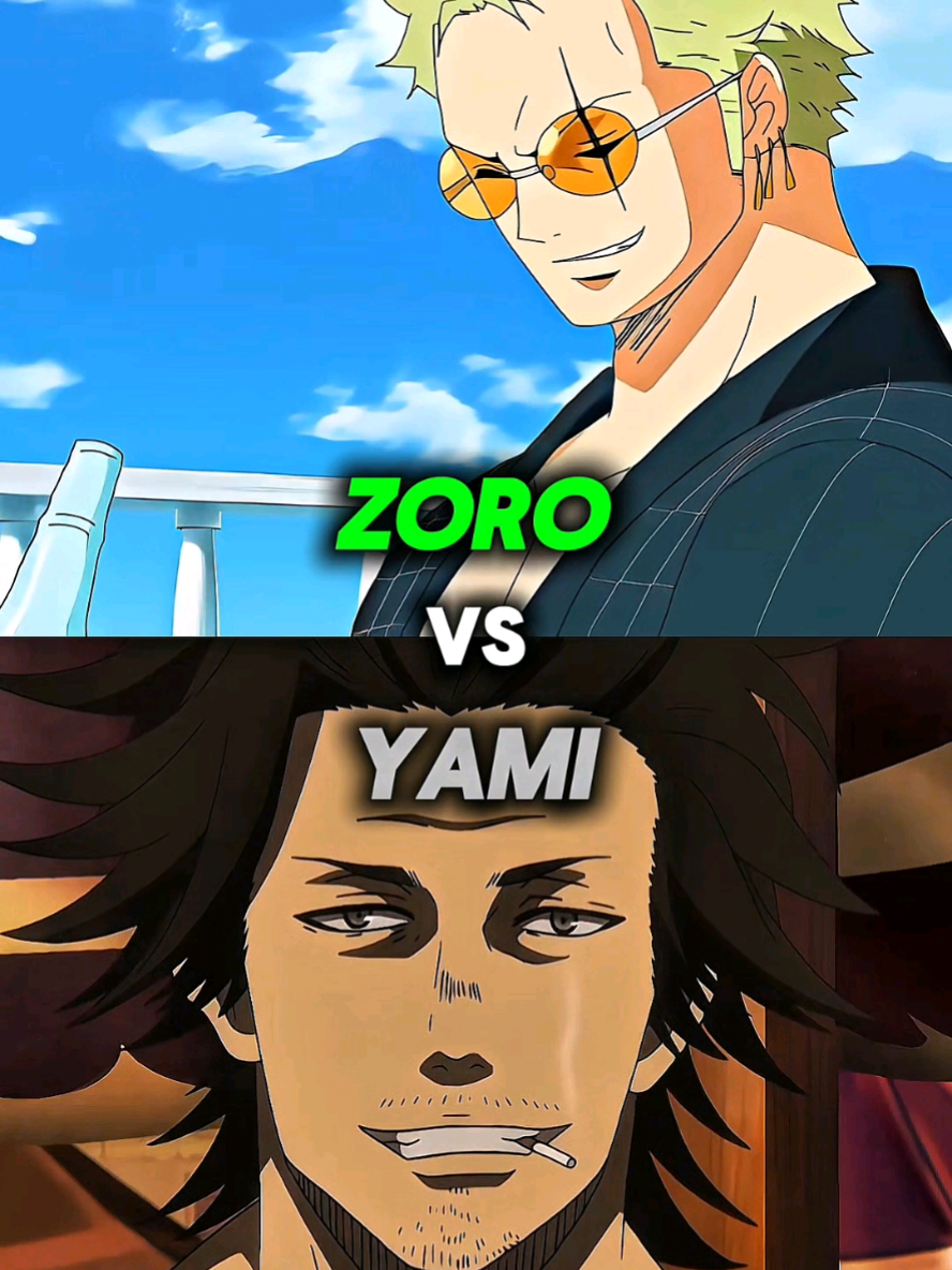 Yami vs Zoro — Dark Magic Captain vs King of Hell Swordsman #blackclover #onepiece #yami #zoro #animebattle 