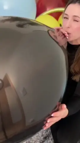 balloon inflating until pops 