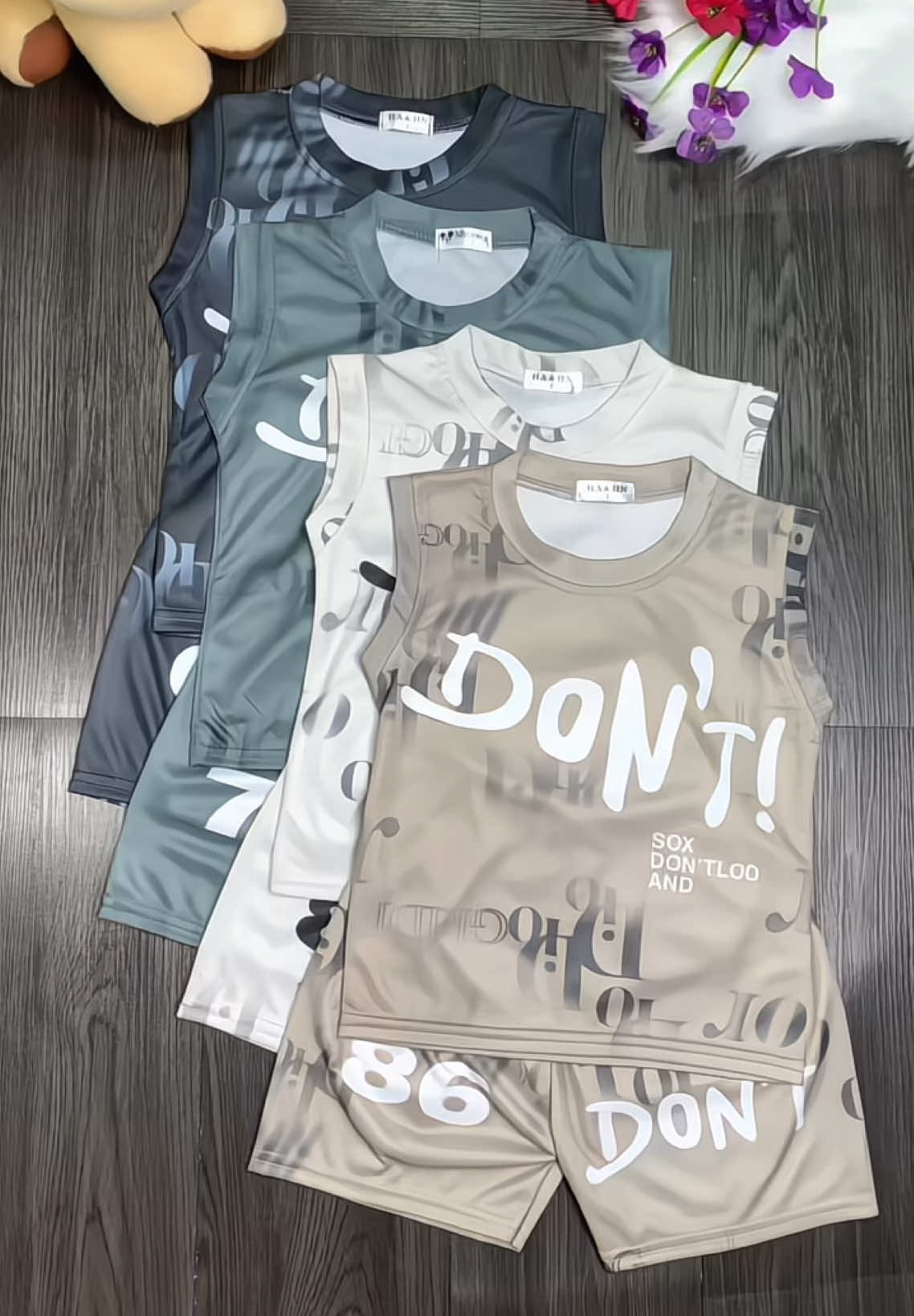 Combo 4 bộ ba lỗ mặc hè cho bé#shopbikids#bobalo#quanaotreem#thunlanh#bobetrai 