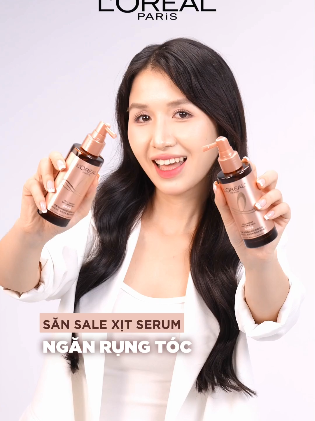 Xịt ngăn rụng tóc – nhấn vào góc trái để mua. Thấm nhanh, không bết dính. ✅ #lorealparis_vn #muataitiktokshop #contentbas #xitnganrungtoc #sale