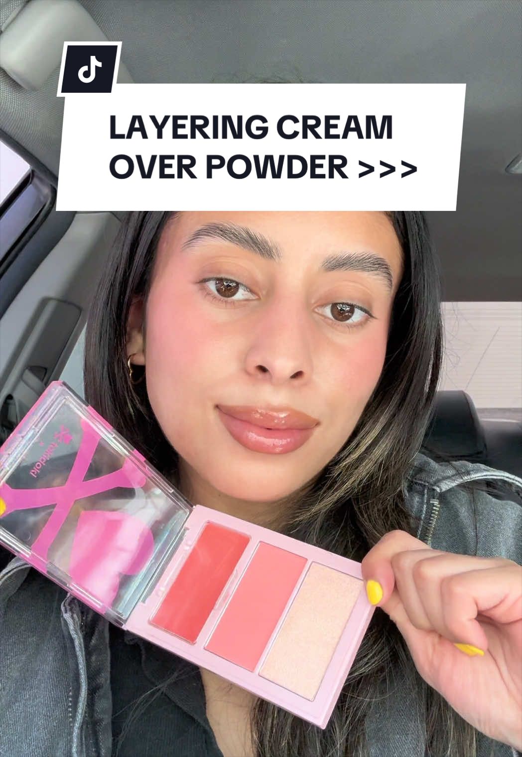 #MakeupTip ✅ Apply your powder blush and then your cream blush for a glowy flushed look ✨💕 Shop Beauty Creations now on TikTok Shop 💕 #springsale #spring #beautycreations 