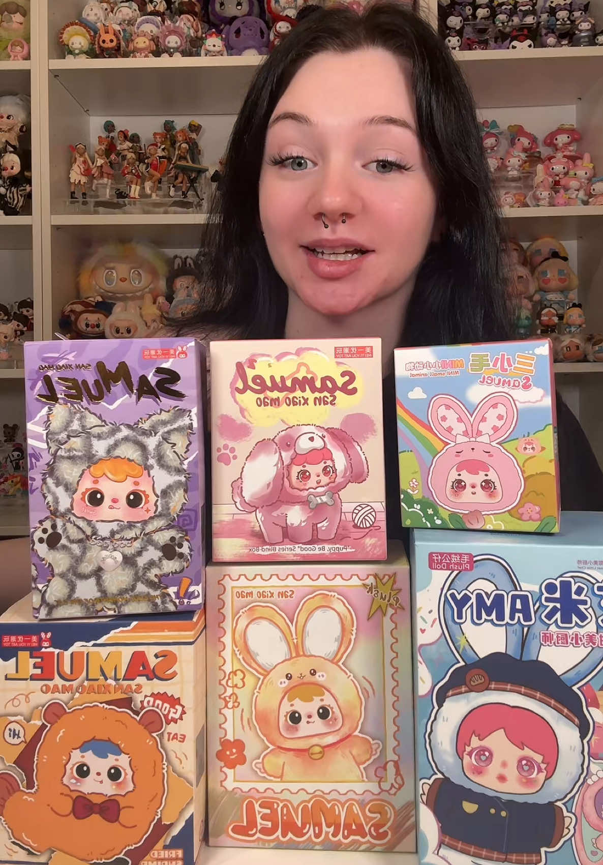 Blind box unboxing from Samuel and they did NOT come to play 😭✨So many different pulls, so many cute details. Which one is your fave because I can’t decide. #blindbox #unboxing #collectortok #addicting #oddlysatisfying 