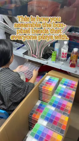 China DIY Handicraft Toy Factory We provide exclusive customized services for all handmade lovers. Follow us!#perlerbeads #educationaltoys #toys #DIY #factory 