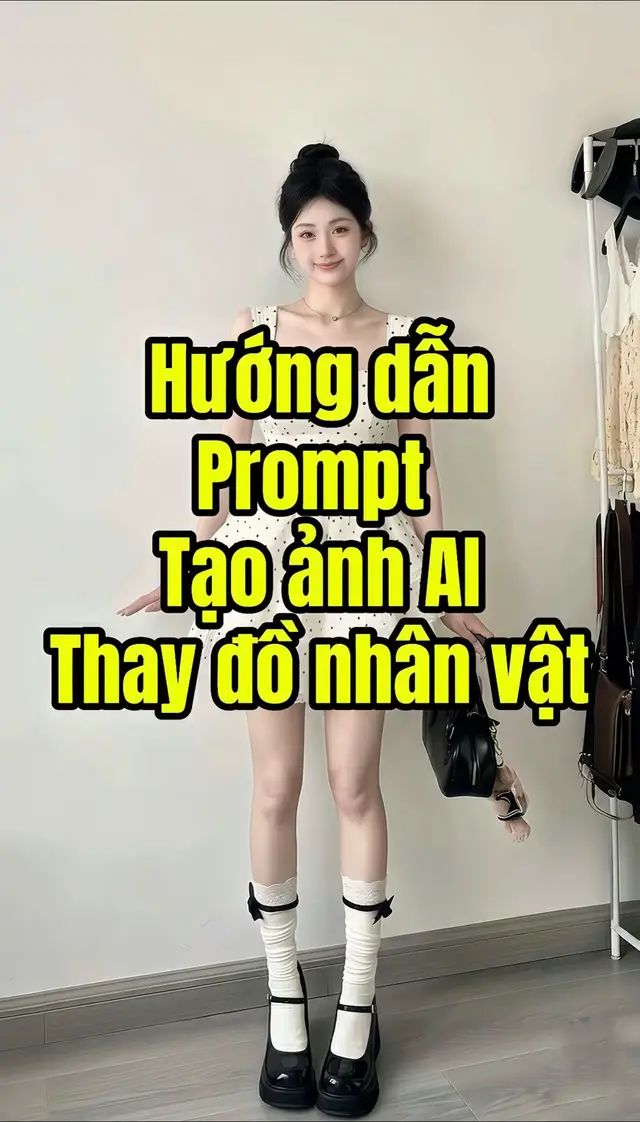 Prompt tạo ảnh AI thay đồ nhân vật làm affiliate thời trang  #promptai #aiprompt #taoanhai #prompt #promptthaydo 