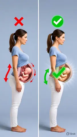 Mistake most pregnant woman make #pregnant #pregnacytiktok #correctposture #momtobe 