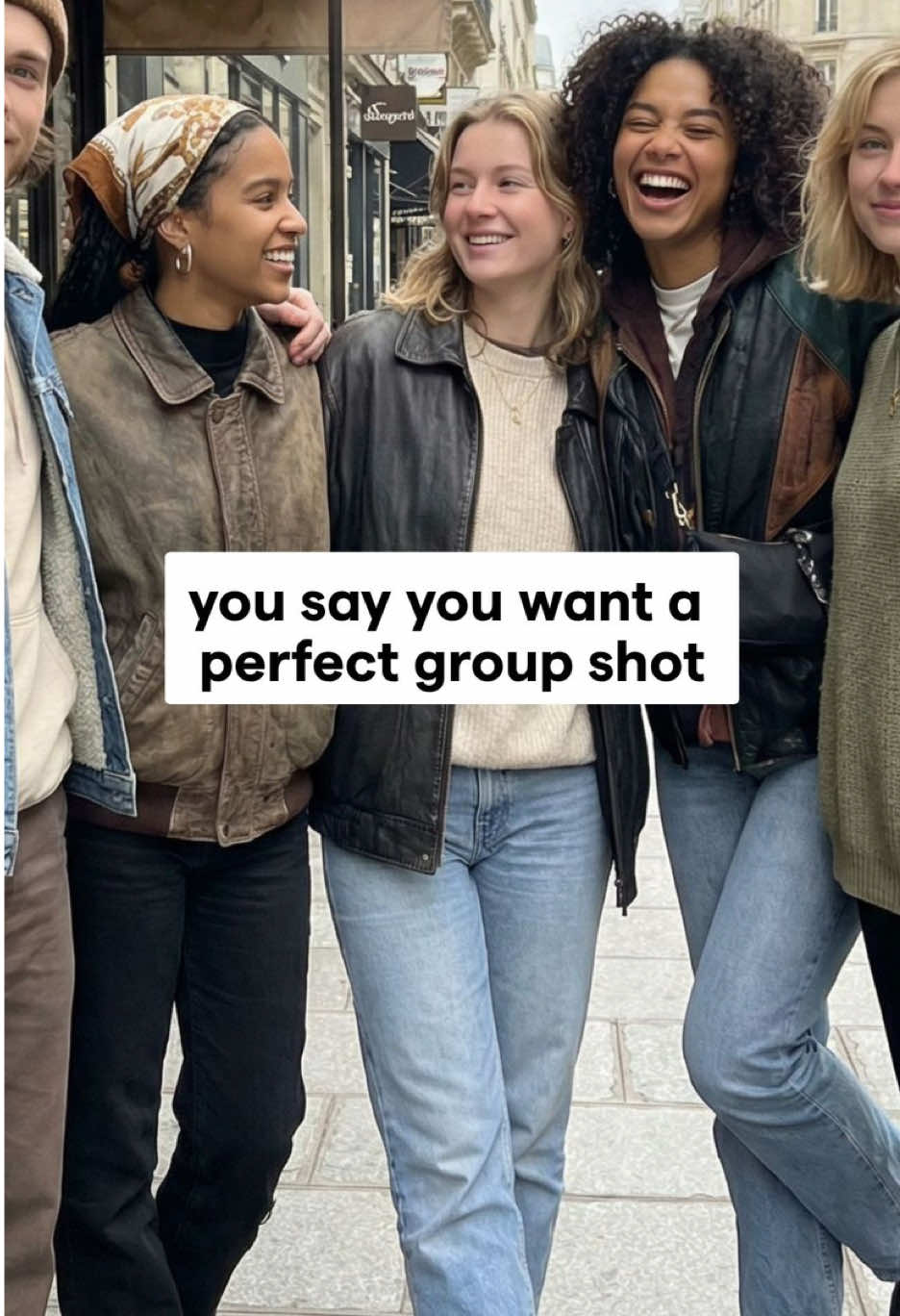 your friends are starting to think you crop them out on purpose 😭 you don't. instagram does. but now you can fix it with photo expand in literally one tap. post the real version and clear your name 👏    #instasize #photoediting #groupphoto #photoexpand #instagramcrop