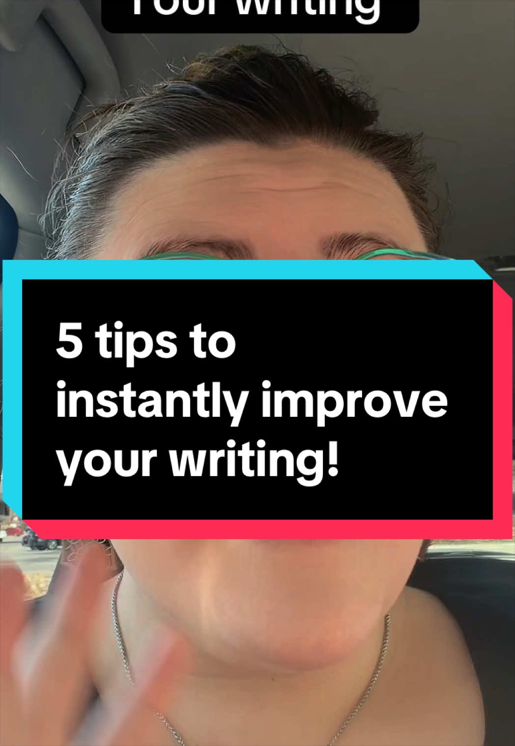 5 things that can instantly make your writing better. 1. Cut filler words. 2. Give more specific details. 3. Tighten your prose. 4. Read it out loud. 5. Stop explaining emotion. Follow along for more writing tips and tricks! #writertok#howtowriteabook#writingtips #writertok #fyp 
