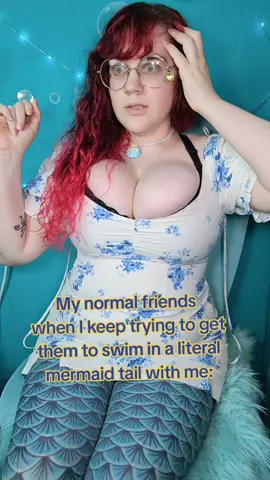 I'm gonna duet myself soon in my mermaid tail, obviously. my friends aren't this dramatic, I just like emoting for trends lol  #trend #theywantyou #fyp 