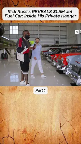 Rick Ross’s REVEALS $1.5M Jet Fuel Car Inside His Private Hangar