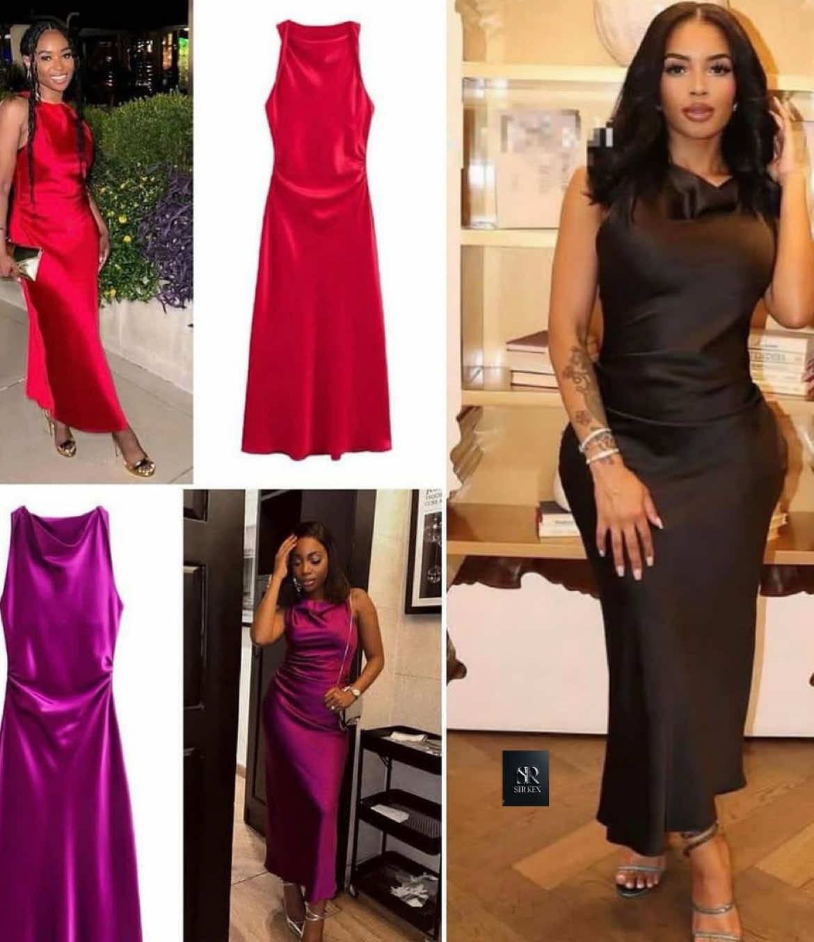 #dinnerdress #luxurydress #silkdress #weddingguest 