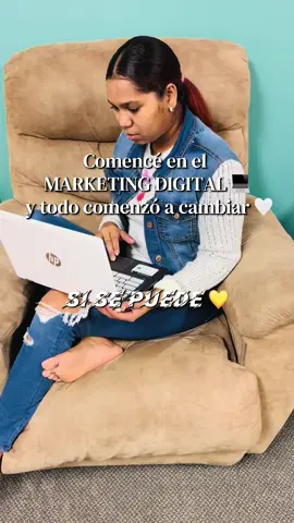 Si se puede 💛💻 #marketingdigital #negociodigital #trabajadesdecasa 