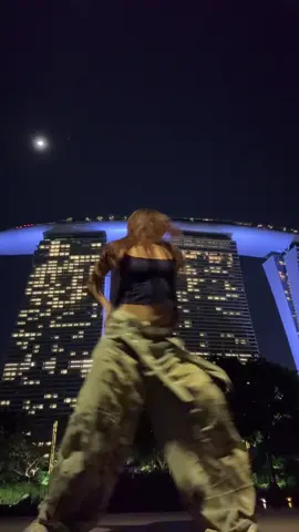 was feeling the city #singapore #marinabaysands #tbhpartynextdoor #dance 
