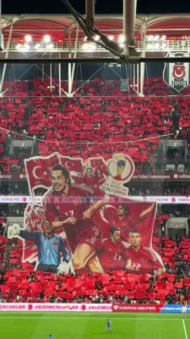 Maç öncesi yapılan koreografi: Aynı ruh, aynı hava #BizimÇocuklar 🇹🇷 #türkiye 