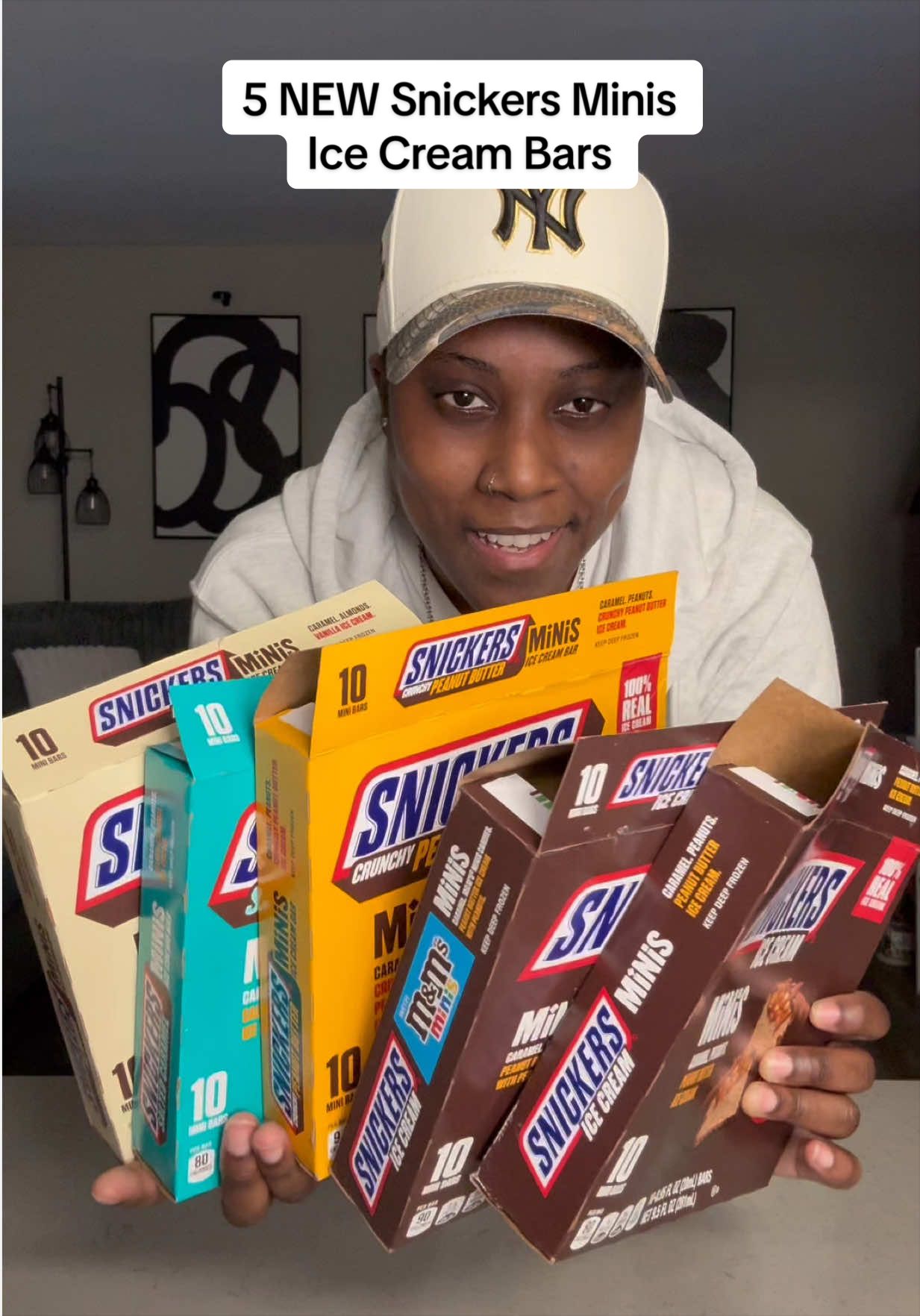 Ranking the NEW Snickers Minis ice cream bars. 🥶 Big thanks to @snickers for sending these my way to try! #snickers #icecream #Foodie #tastetest #fyppp 