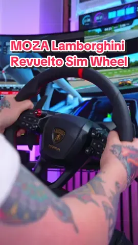 MOZA’s new Lamborghini Revuelto racing wheel has arrived so let’s unbox it 😏 This thing oozes elegance and style, and it’s pretty damn good on the racing sim too 💪🏻 Who wants one of these? 🏁 @MOZA Racing  #techtok #moza #lamborghini #racingsim #gamingsetups 