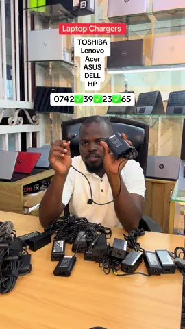 Laptop chargers / adapters available @Nicomart Computers we are located at kabaka kintu house shop B06 Kampala road opposite king Fahad plaza. #ugandatiktok #ugandatiktokers #laptopgaming #laptops #foryoupageofficiall 