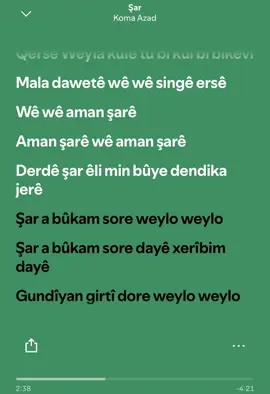 lvl.19#şar #komaazad #kürtçeşarkılar #kürdish #selhatindemirtaş @Spotify 