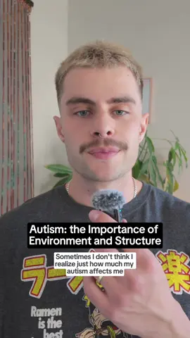 The importance of environment and structure. #autism #neurodivergent #autistic 