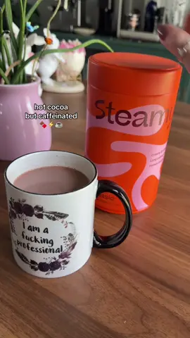 caffeinated hot cocoa!! SO GOOD #coffee #caffeineaddiction #caffeine #steamy #hotchocolate @Jane Williamson @Drink Steamy 