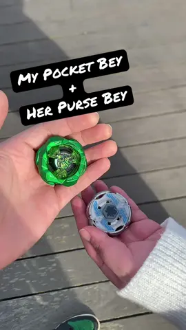 My Pocket Bey + Her Purse Bey💞 #beyblade #beybladex #beyblademetalmasters 