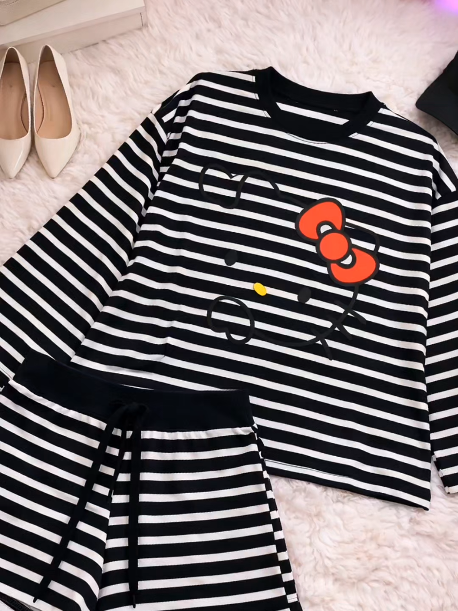 Set Áo kittyy Tay Dài Cotton Z#doxinhmoingay #banchaynhattiktok #xuhuongtiktok 