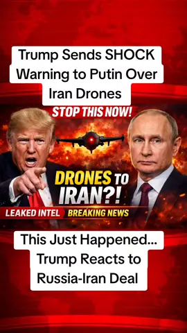 BREAKING: Russia Sends Advanced Drones to Iran  #breakingnews #putin #WorldNews #iran #breakingnews 