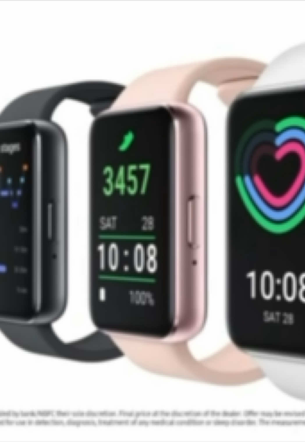 Stay fit, stay stylish ✨ Samsung Galaxy Fit 3 – your ultimate companion for health, fitness, and everyday life: 🔋 13 day battery life + fast charge                                         💧 Water & dust resistant 💪 Fitness & health tracking, daily activity & steps 🏃 Exercise tracking & advanced sleep monitoring 🎥 Camera & media control 📱 Mode sync & Find My Device 📞 Emergency call for safety 🎽 Soft, comfortable straps + one‑click easy change               🎨 100+ customizable watch faces Available in Gray, Silver, and Pink Gold. Which one’s yours?