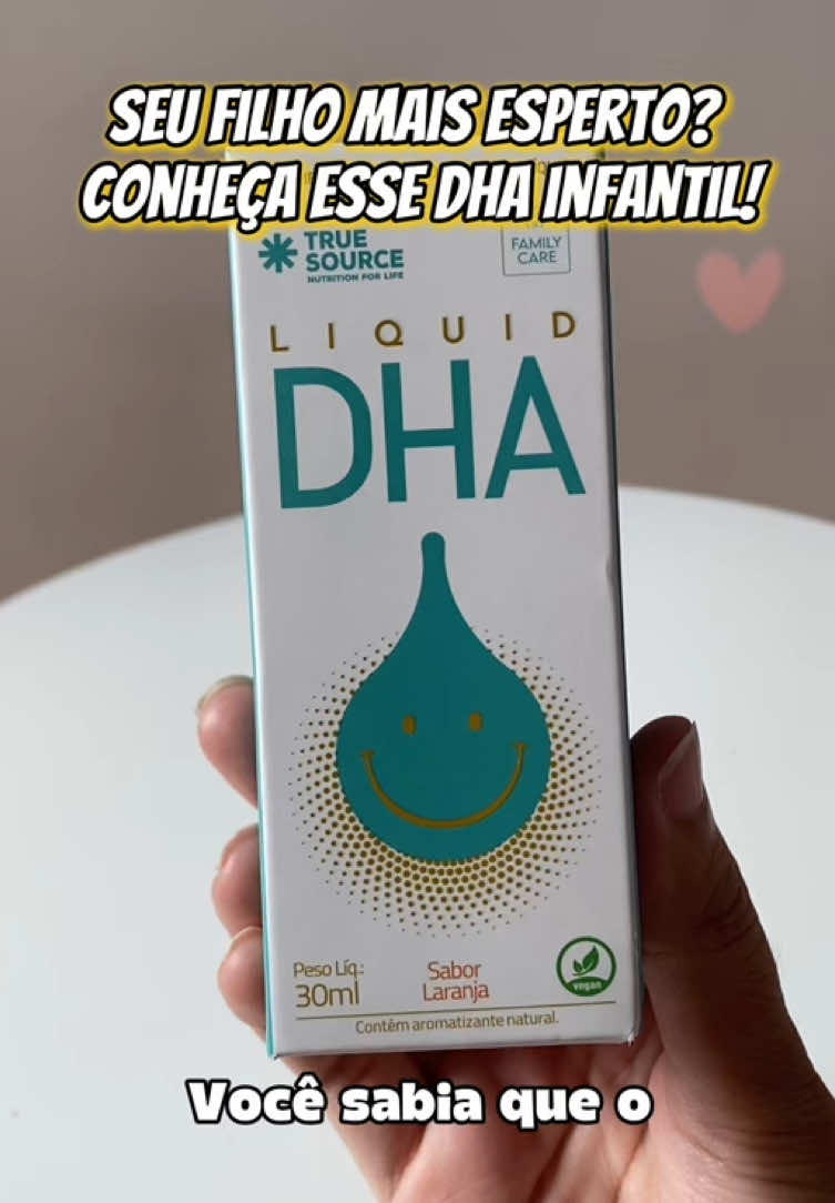 Cérebro forte e criança feliz 🧠🍊 DHA com sabor laranja que eles amam! 💛✨ #maternidade #desenvolvimentoinfantil #maedeprimeiraviagem #rotinadobebe #aprendizadoinfantil 