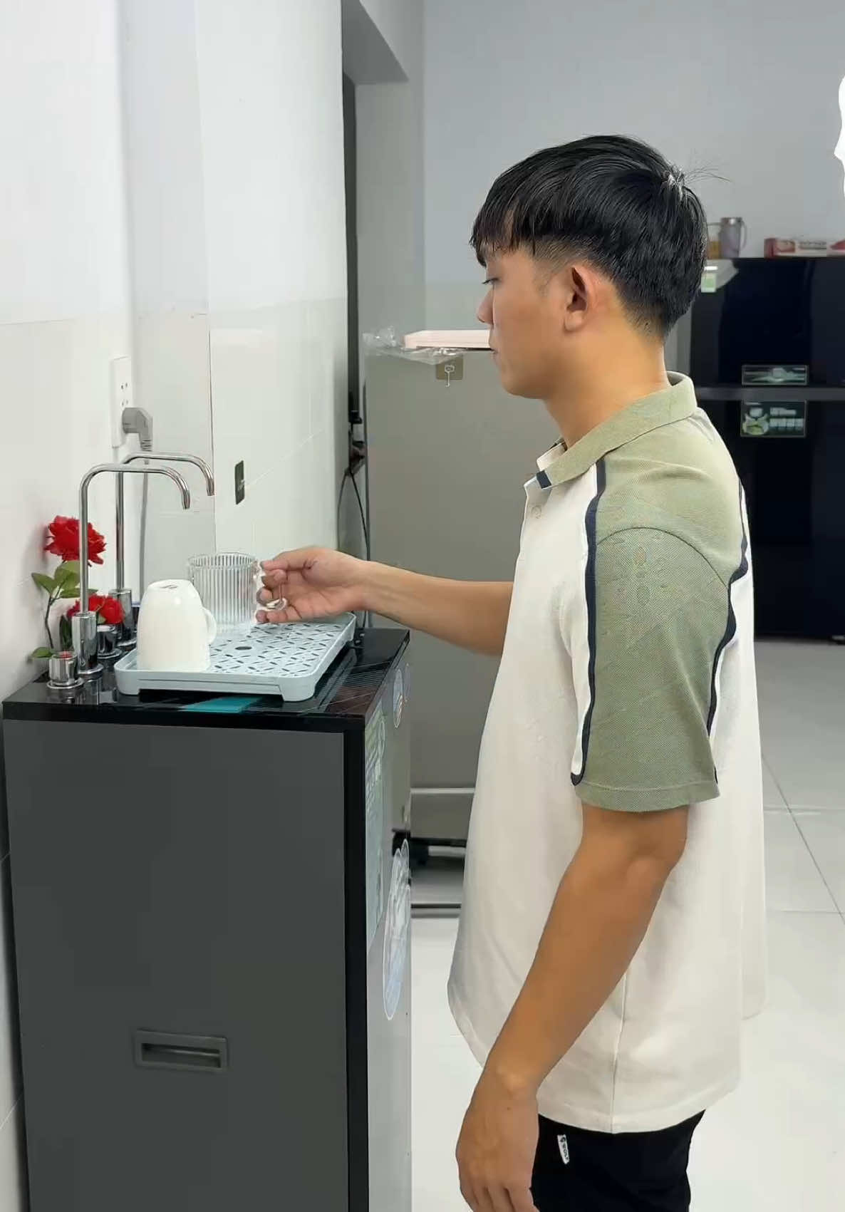 Để lên 1 cái là nhìn sạch sẽ, gọn gàng hẳn ra  #khayupcoc